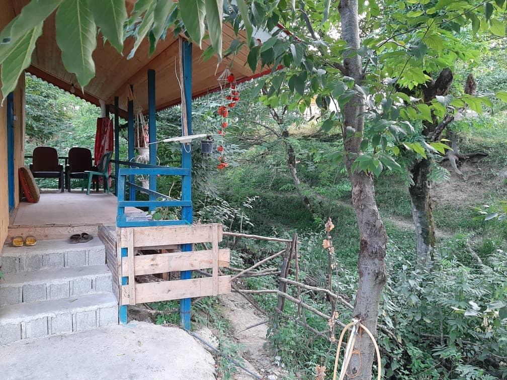 کلبه چوبی جنگلی کتیبه 1
