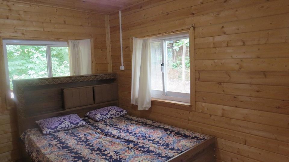 کلبه چوبی در دل جنگل