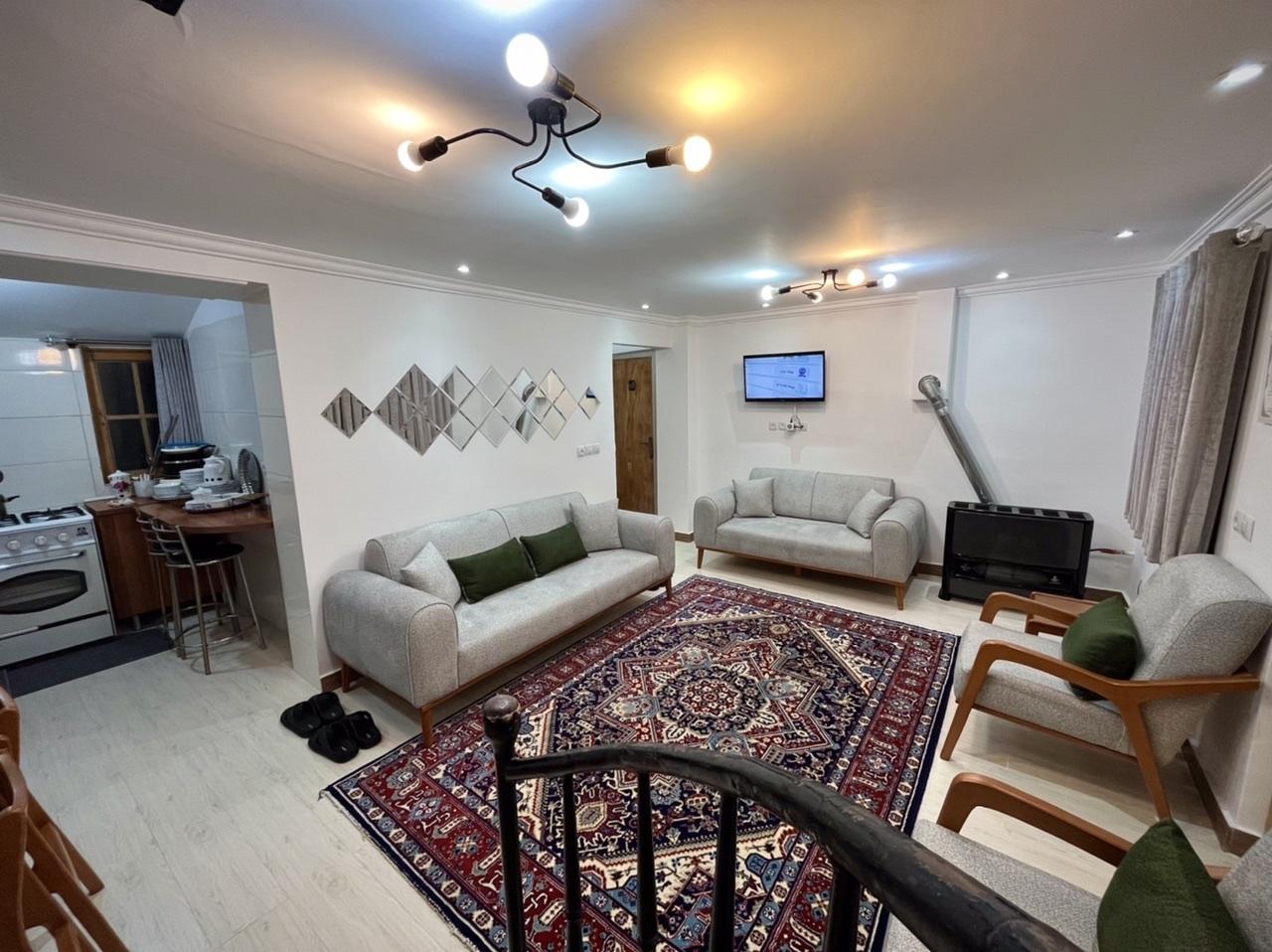 ویلای دوبلکس دربستی جنگلی روجا