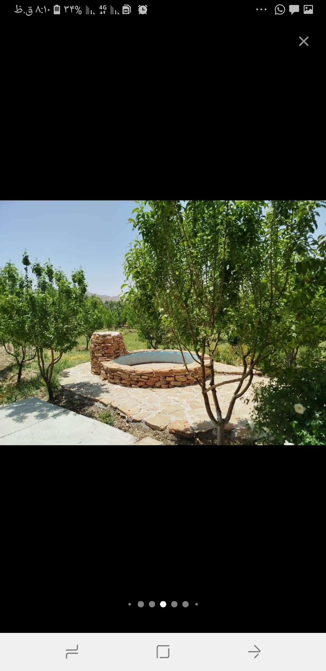 ویلا باغ دو خواب سنتی تمیز