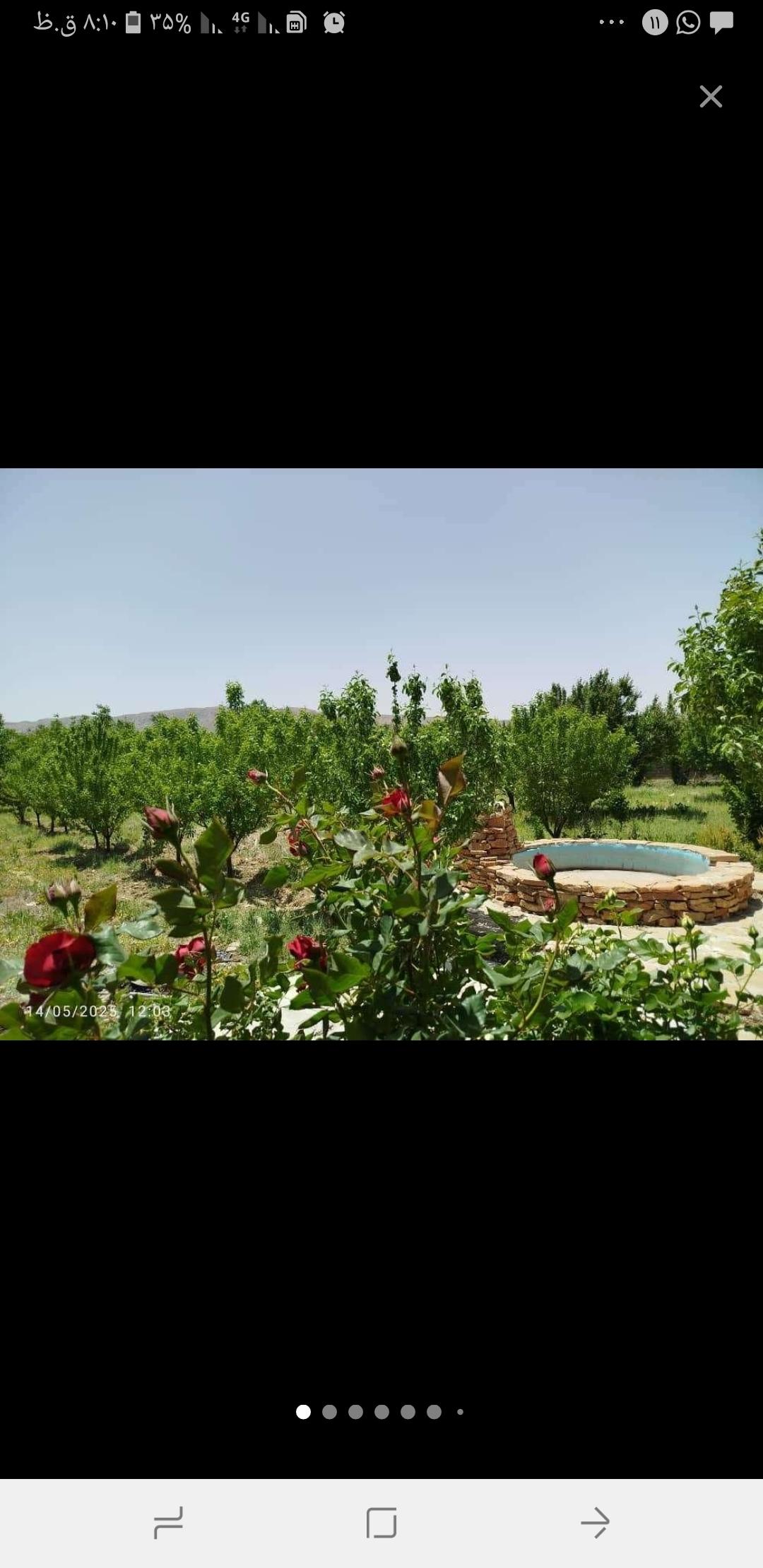 ویلا باغ دو خواب سنتی تمیز