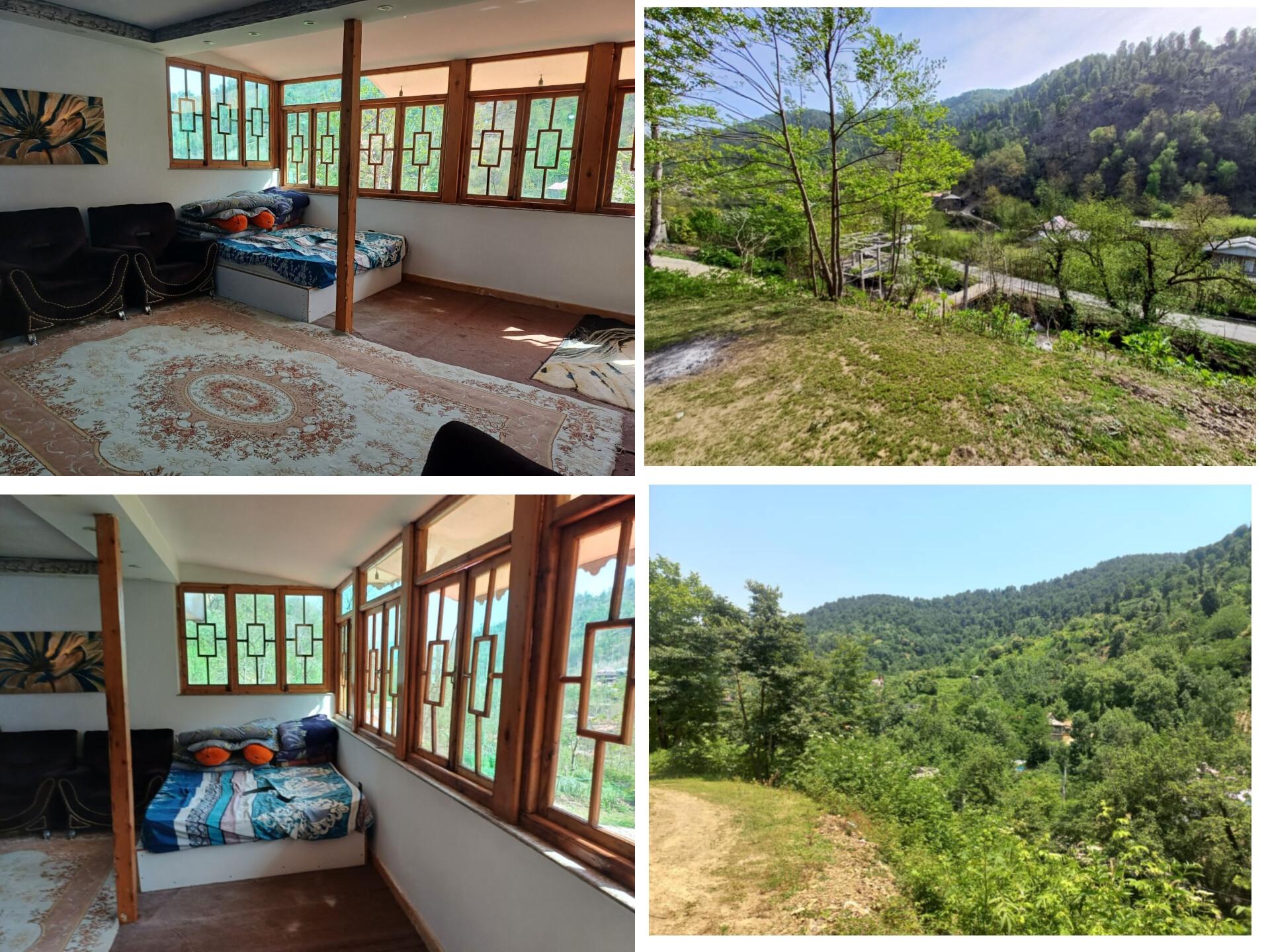 ویلایی دوخواب رو به جنگل و رود