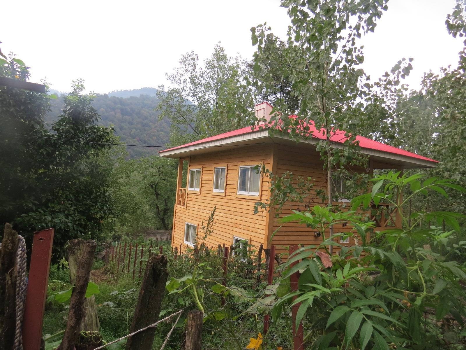کلبه چوبی در دل جنگل