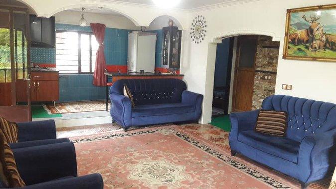 ویلا مشرف به رودخانه پای کوه 