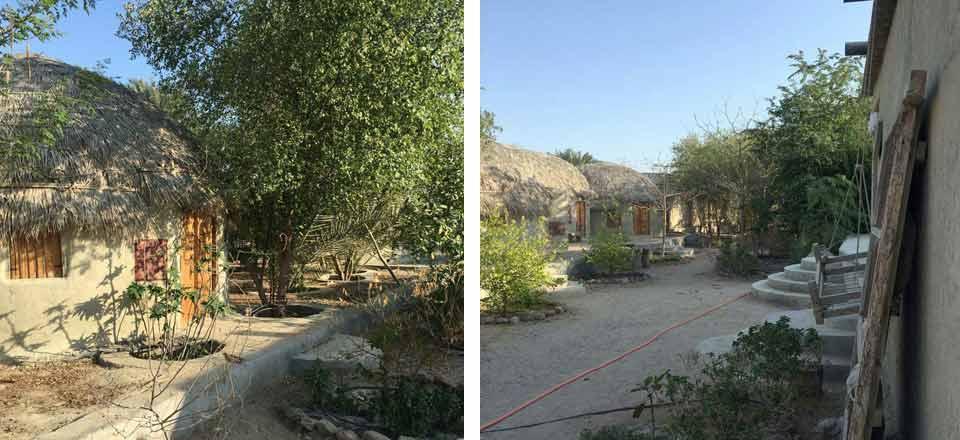 اقامتگاه باغ آیینهای زینت در قشم