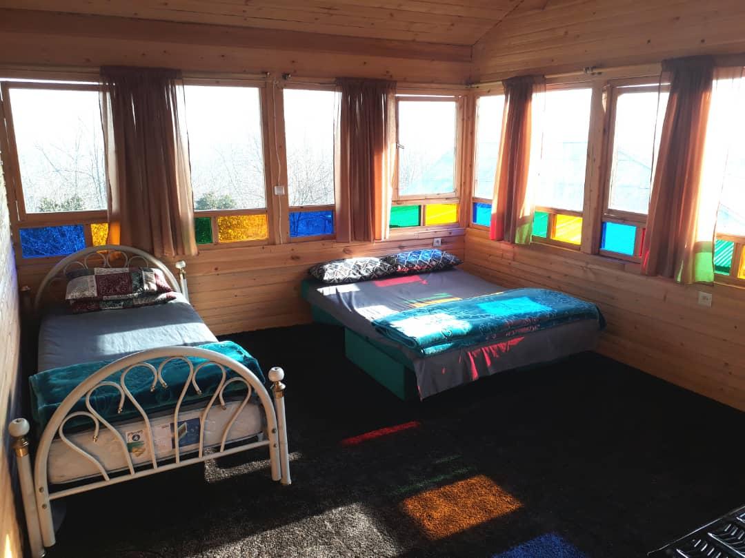 اجاره اقامتگاه بوم گردی کلبه چوبی در ماسال