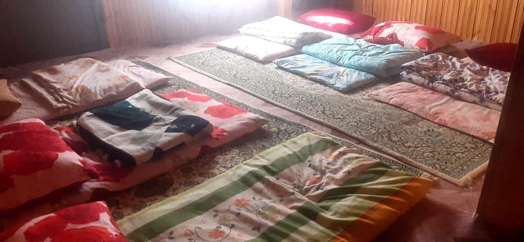 کلبه چوبی تالش درییلاق سوباتان چشم انداز زیبا