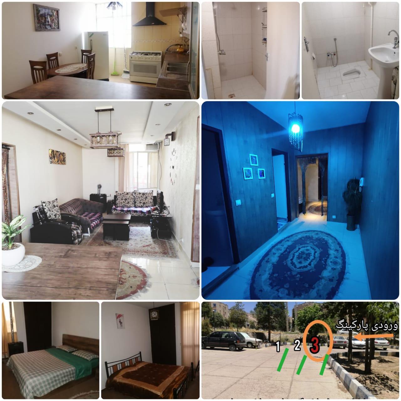 اجاره روزانه آپارتمان مبله در صدرا شیراز
