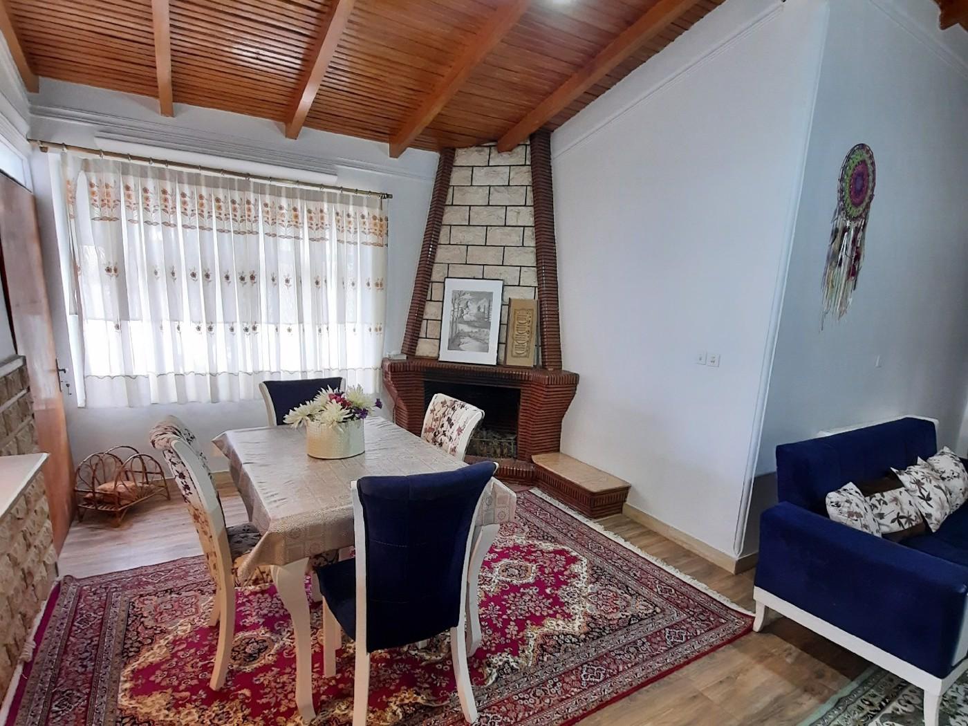 ویلا جنگلی با ویو عالی شومینه دار