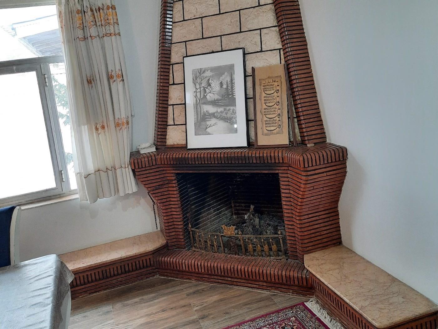 ویلا جنگلی با ویو عالی شومینه دار