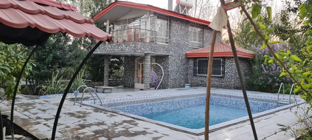 ویلادوبلکس استخر روباز باغ بهادران