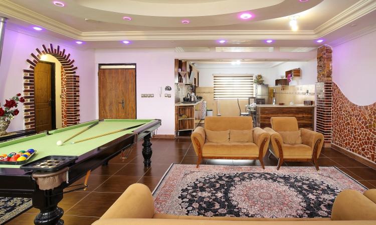 اجاره ویلا شیک با میزبیلیارد در منطقه آزاد انزلی