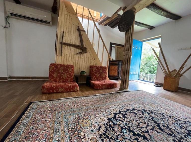 کلبه بومگردی دوبلکس چوبی بهاردخت