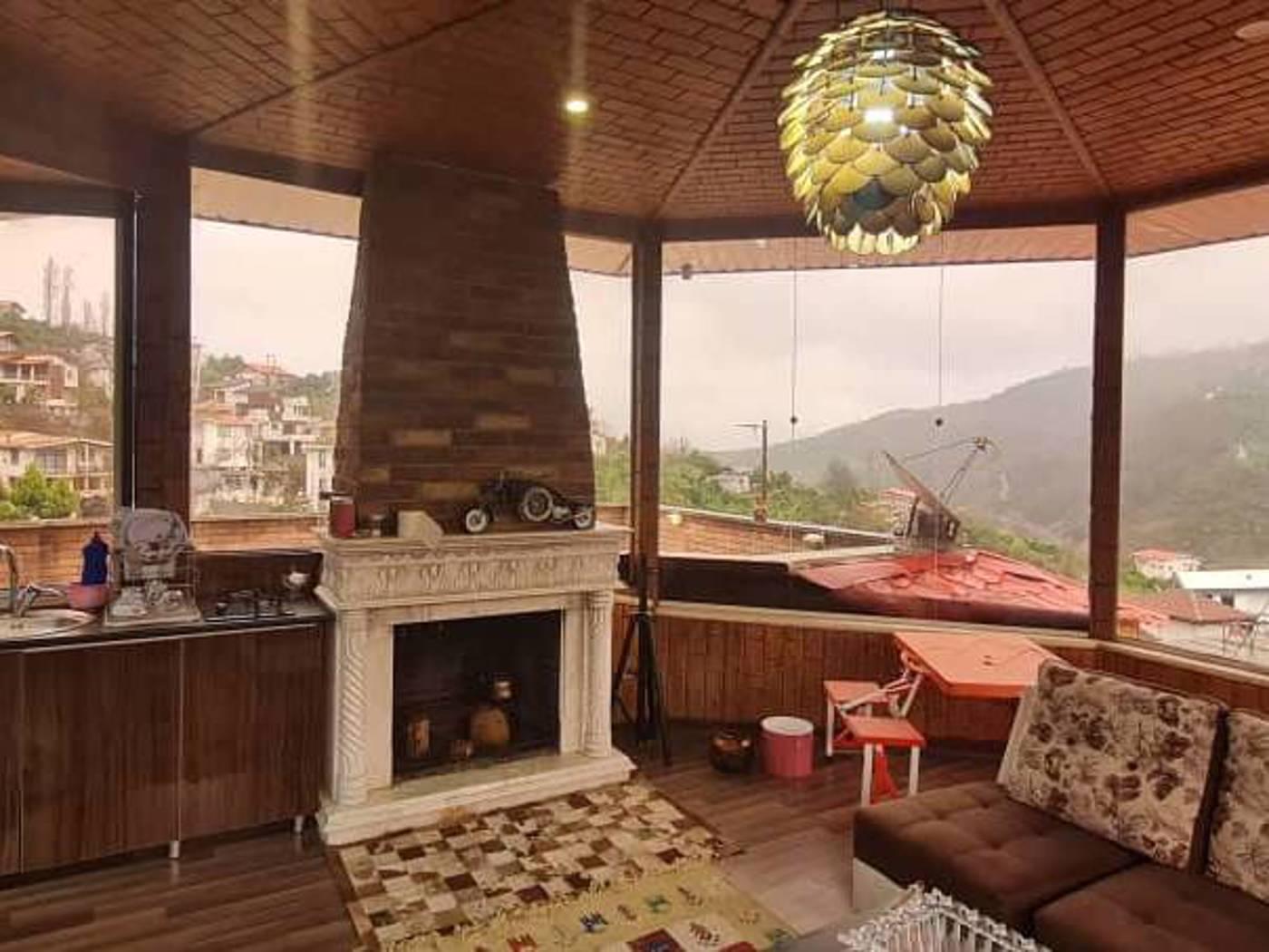 ویلا تریپلکس لاکچری استخردار جنگلی در اربکله رامسر