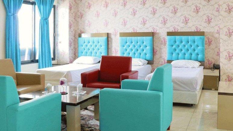 اتاق 3 تخته دریا هتل لیدو رامسر