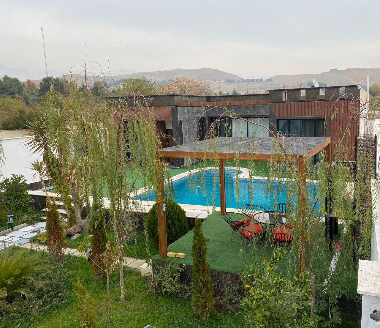 اجاره ویلا دوخوابه با استخر تابستانه در کردان