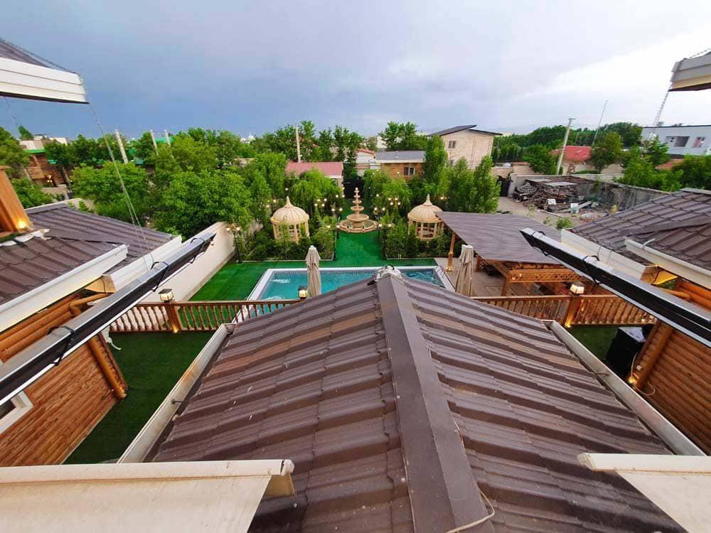 اجاره ویلا 6 خوابه مستر با استخر در کردان