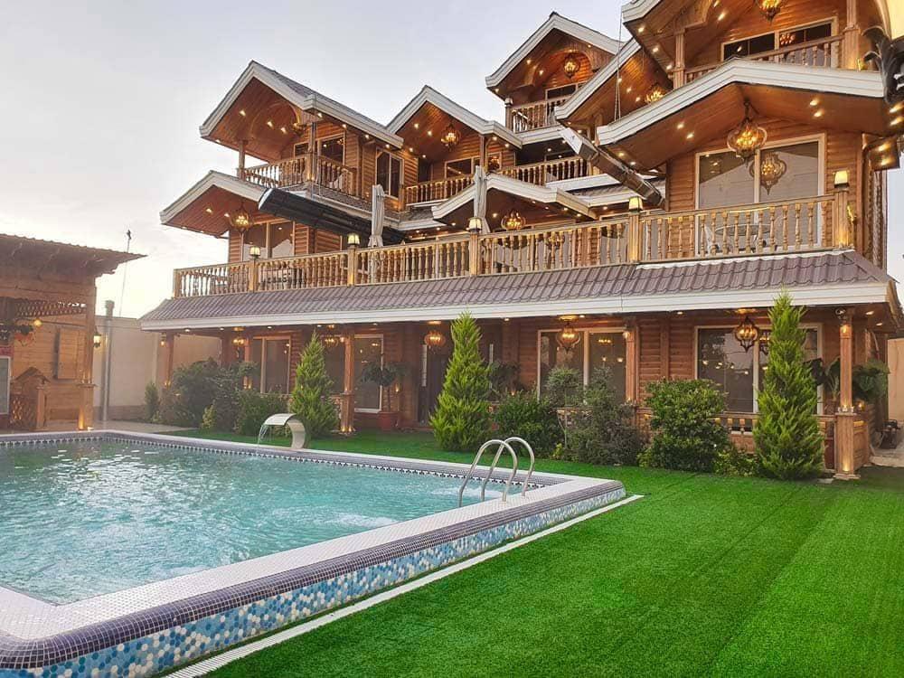 اجاره ویلا 6 خوابه مستر با استخر در کردان