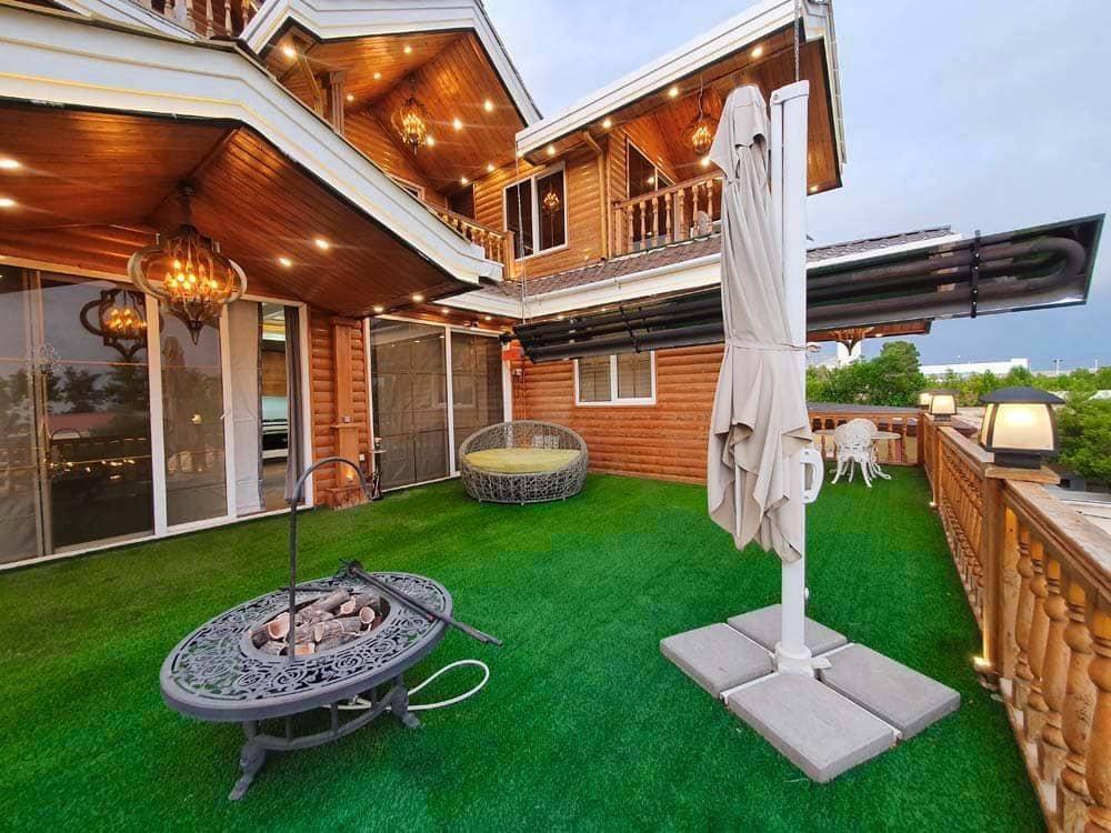 اجاره ویلا 6 خوابه مستر با استخر در کردان