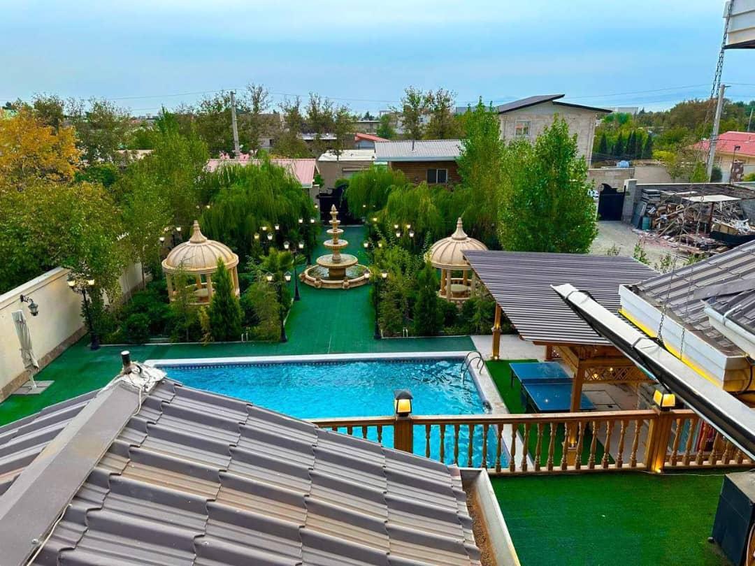 اجاره ویلا 6 خوابه مستر با استخر در کردان