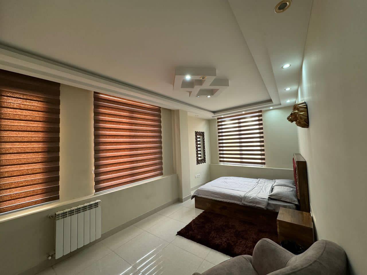 رزرو آپارتمان مبله دو خوابه در پاسداران 120 متری