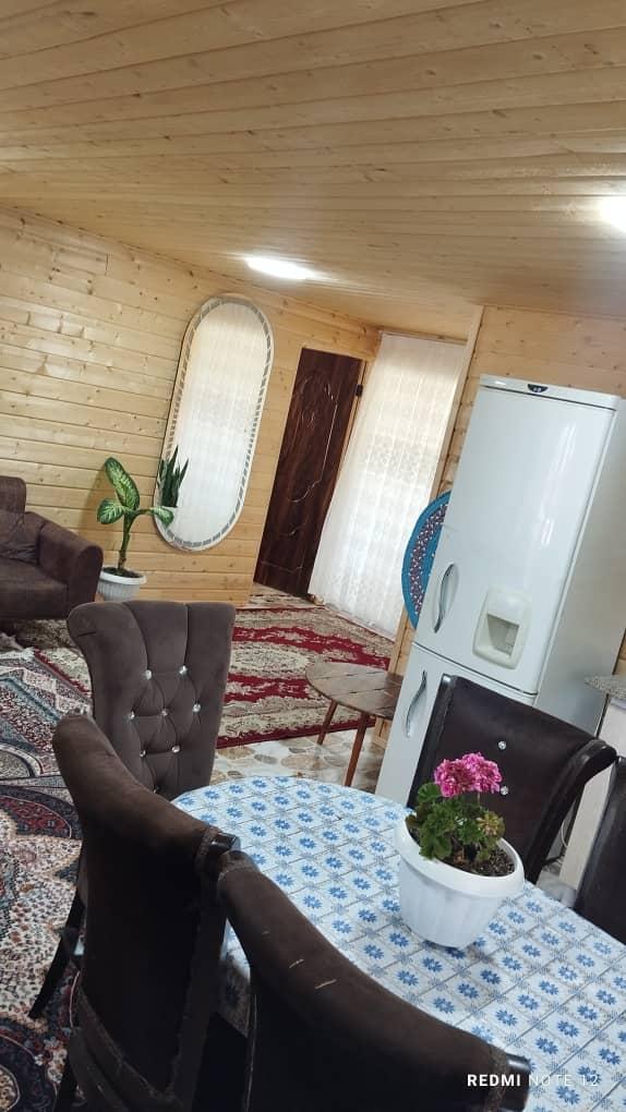 کلبه چوبی شش خوابه مستراستخرداروجکوزی دار