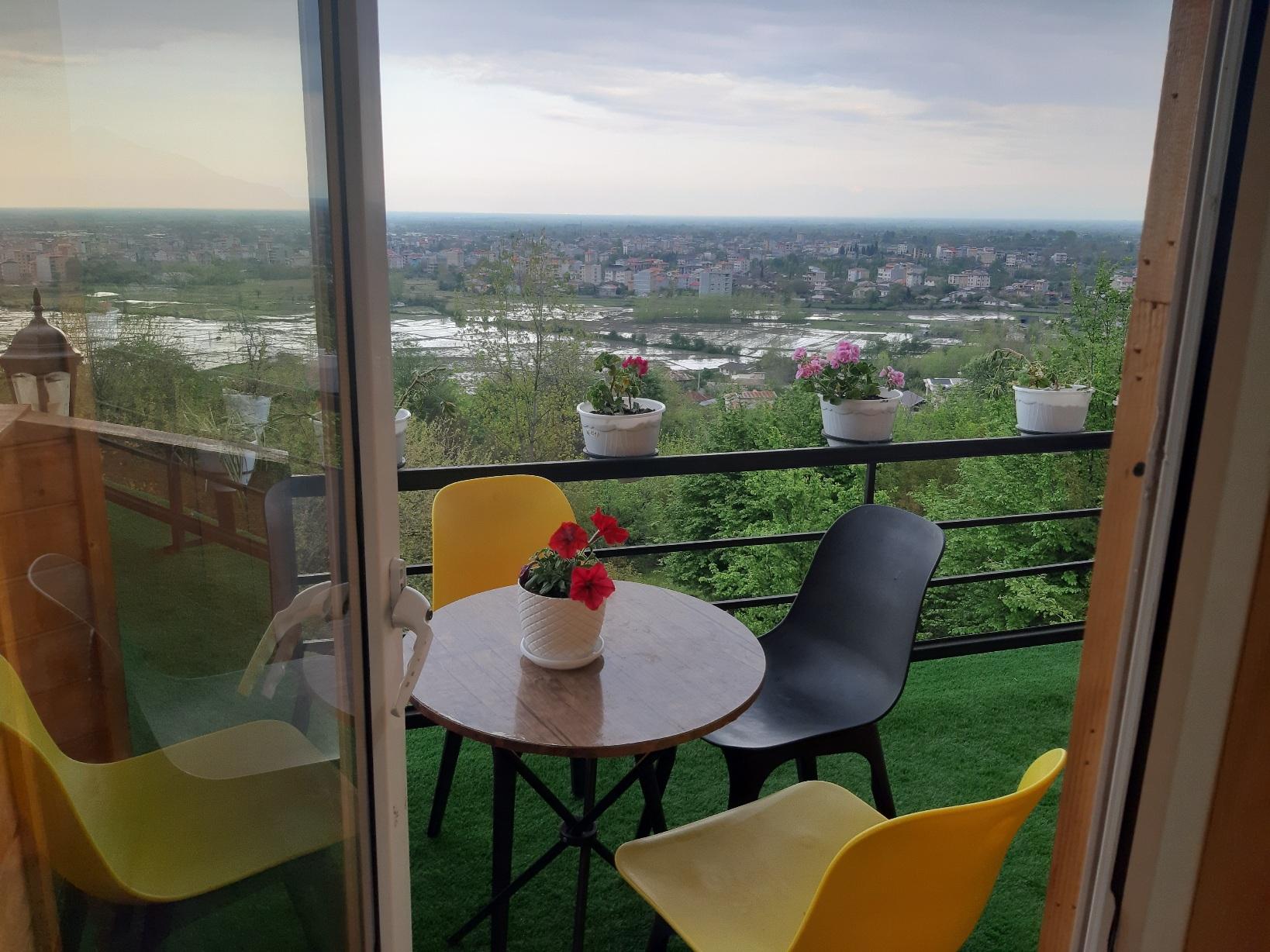 کلبه چوبی دوبلکس بام سبز ماسال