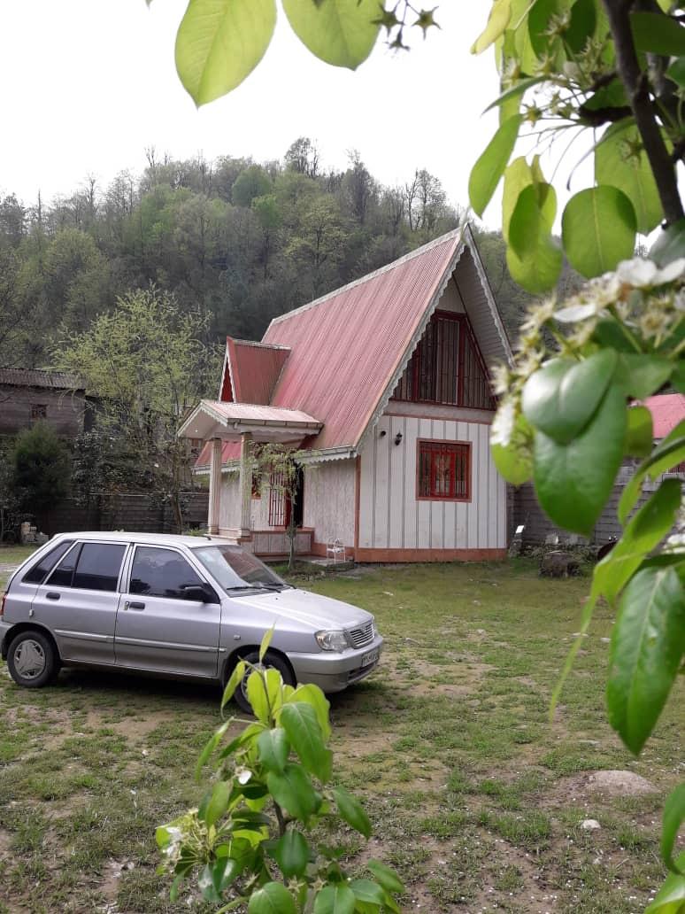 ویلا جنگلی دوبلکس با آلاچیق مسقف بر رودخانه اسالم
