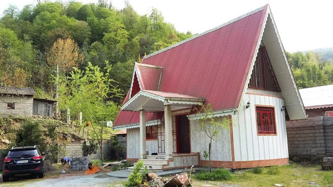 ویلا جنگلی دوبلکس با آلاچیق مسقف بر رودخانه اسالم