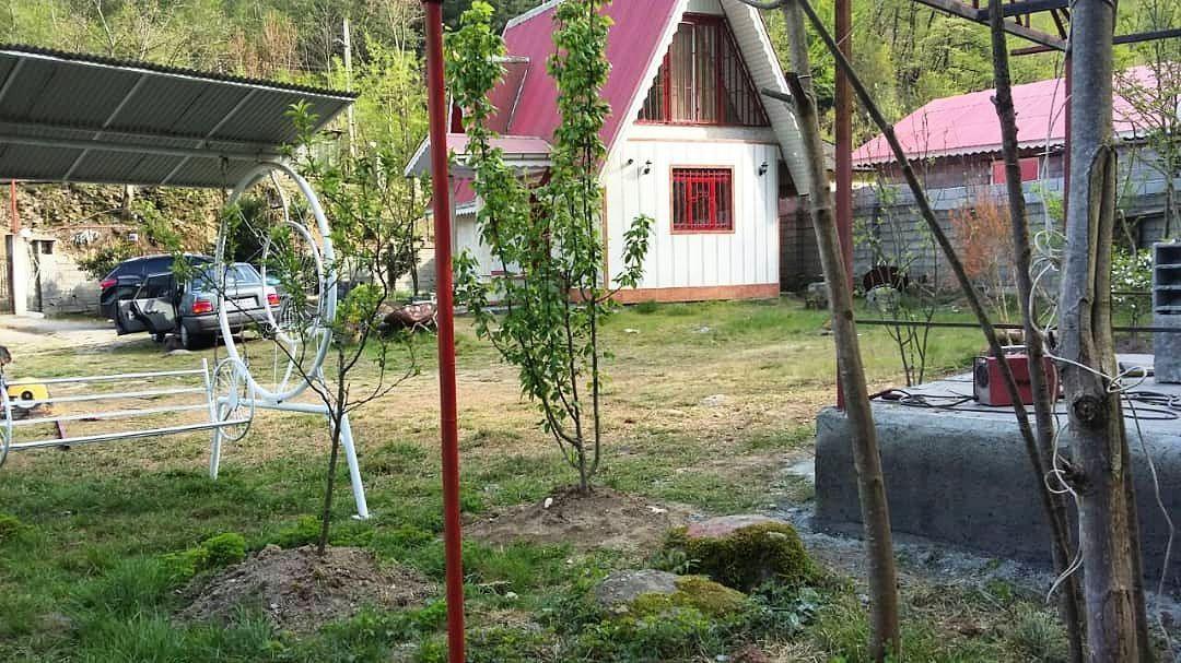 ویلا جنگلی دوبلکس با آلاچیق مسقف بر رودخانه اسالم