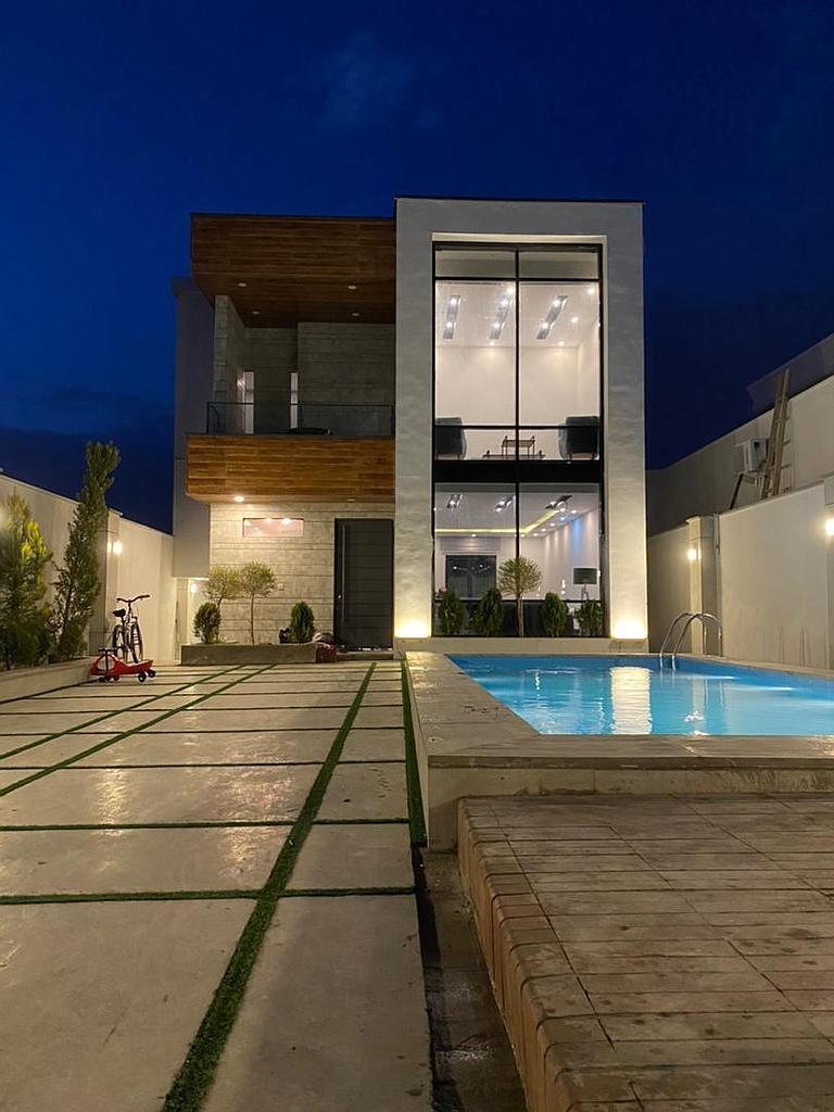 ویلا مدرن اسخر آبگرم سرپوشیده بیلیارد