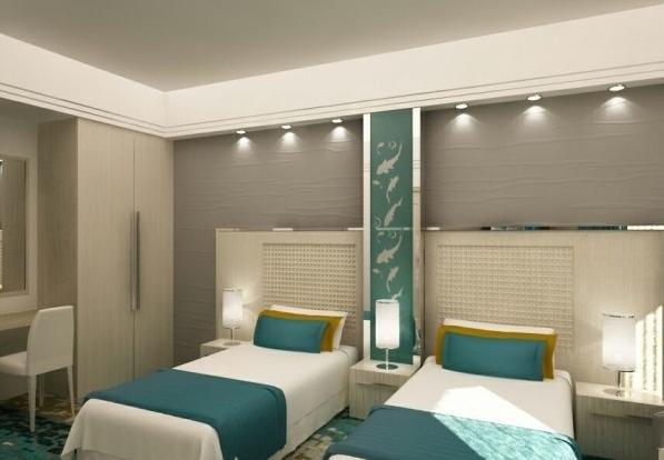 تویین دید به باغ - هتل لیپار چابهار