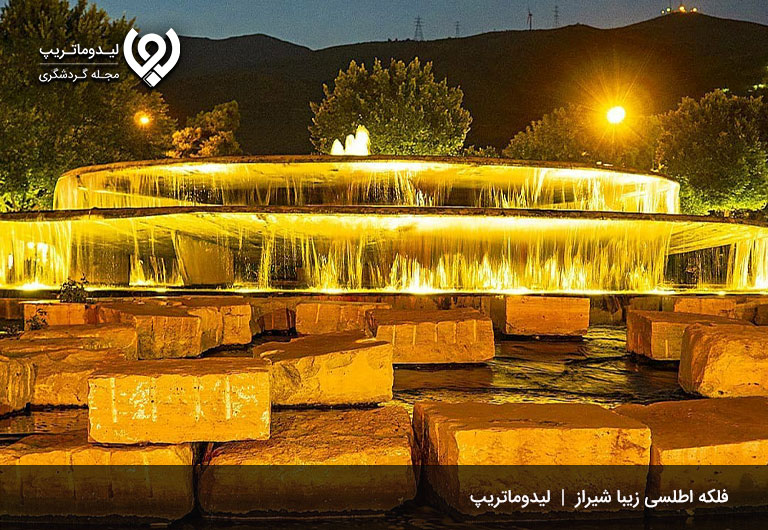 جاذبه‌های-طبیعی-شیراز-در-شب