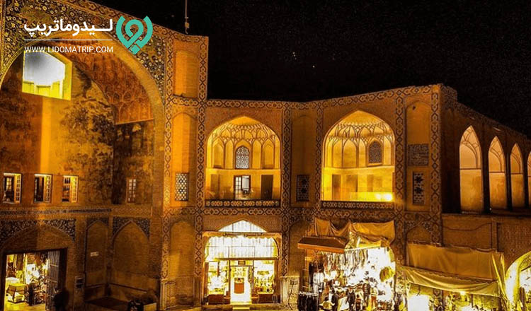 پلان بازار قیصریه اصفهان