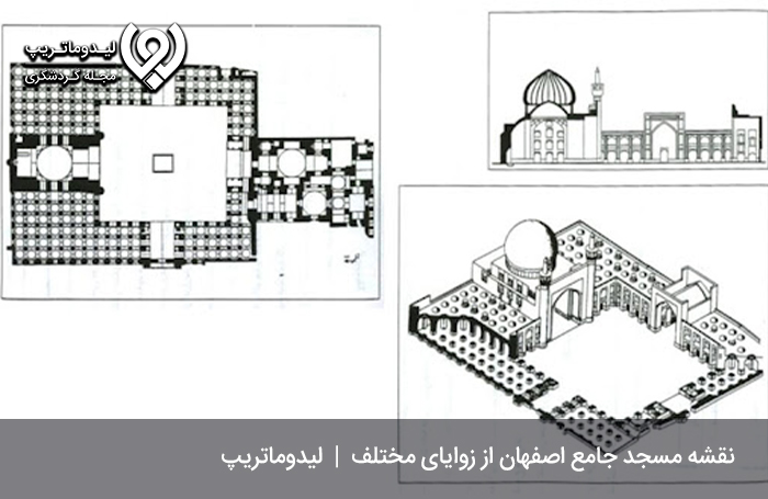 نقشه-و-مسیر-دسترسی-به-مسجد-جامع-اصفهان